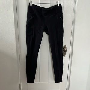 Athleta Fleece Lined Running Tights